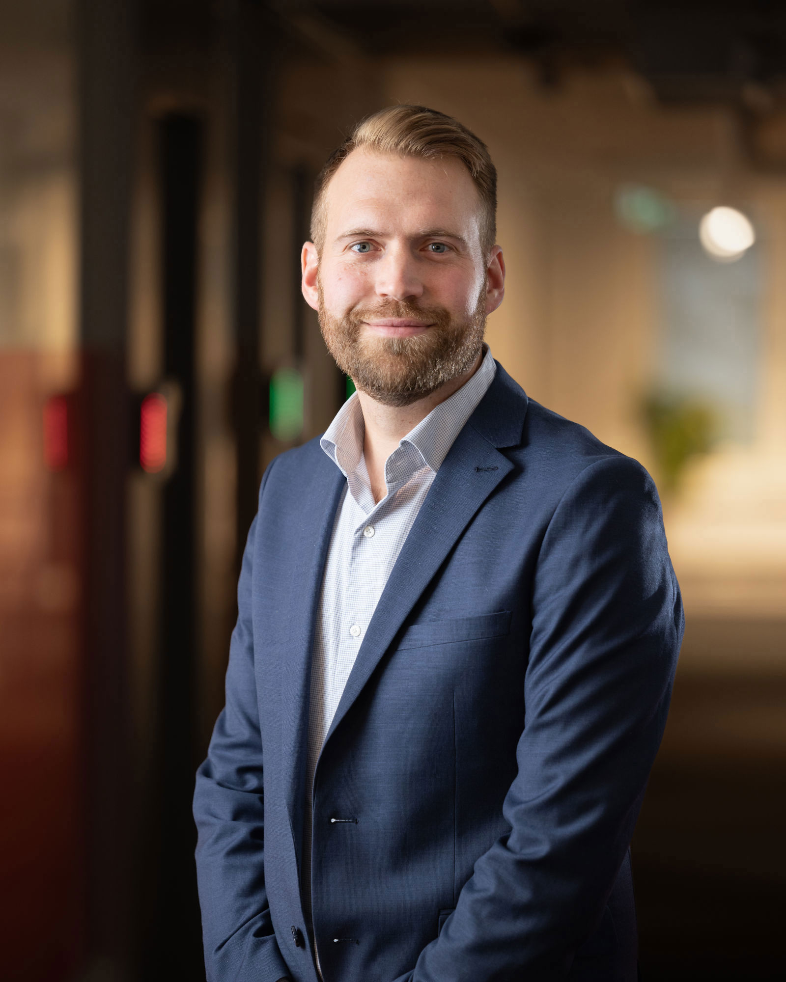 Porträtt på Albin Falkmer,