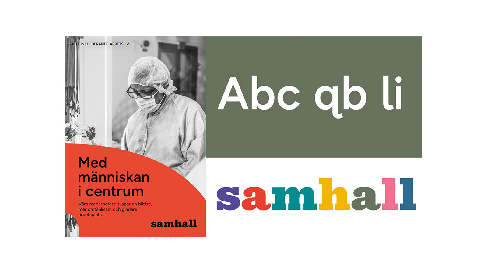 Exempel på uppdaterade visuella identiteten.