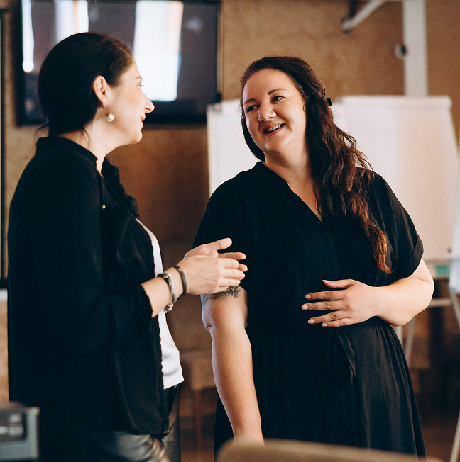 Linnéa lär ut Samhalls metoder till krigsveteraner i Ukraina