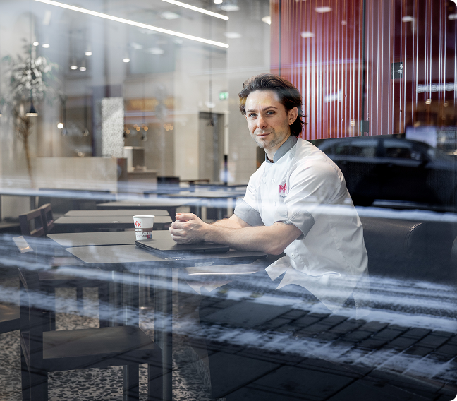 Porträtt på Arvid Norberg, Regionschef Väst på MAX.