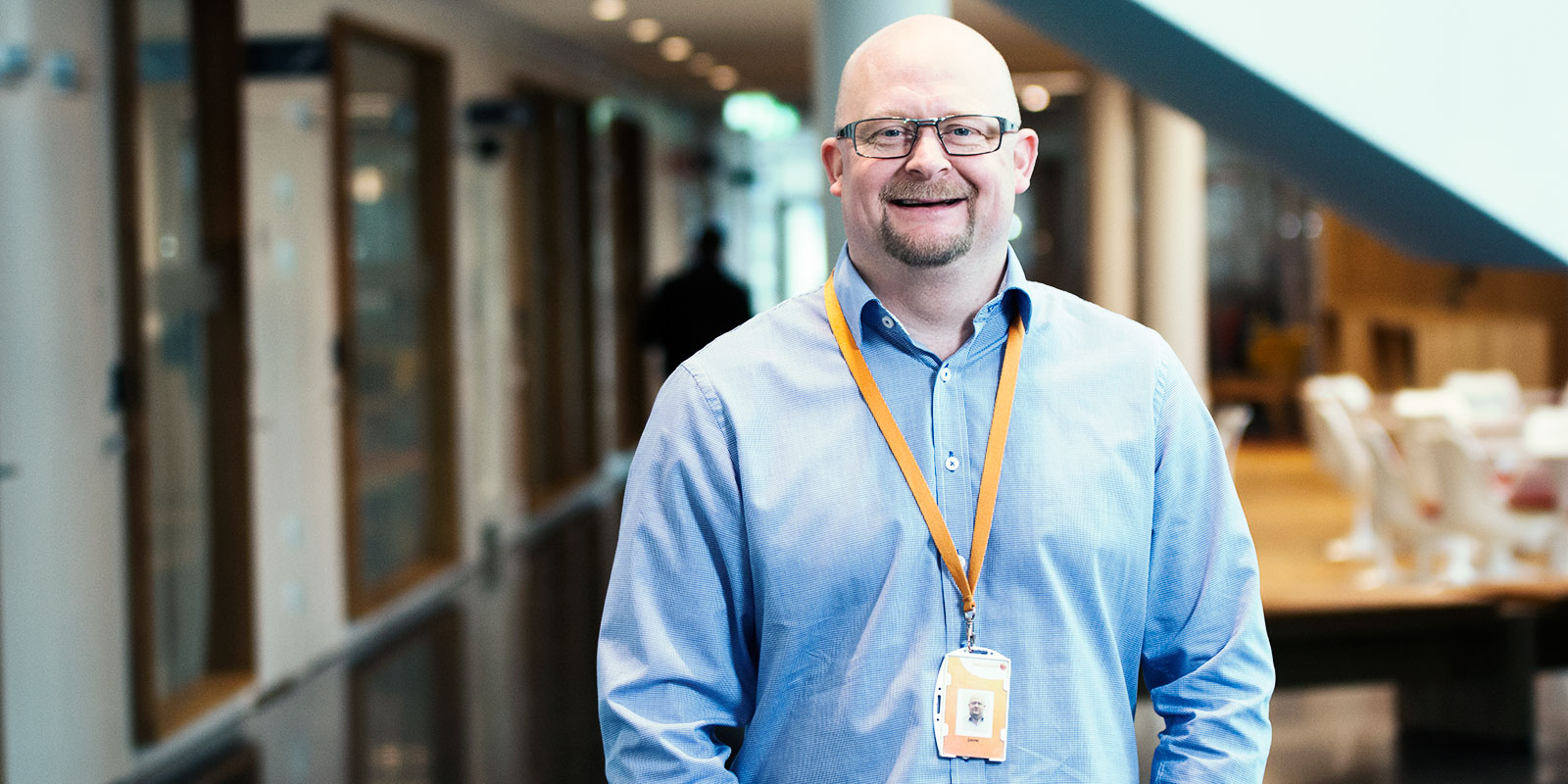 Janne Björklund, chef för Swedbanks interna servicetjänster
