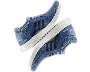 Adidas Parley skor, gjorda av plastflaskor