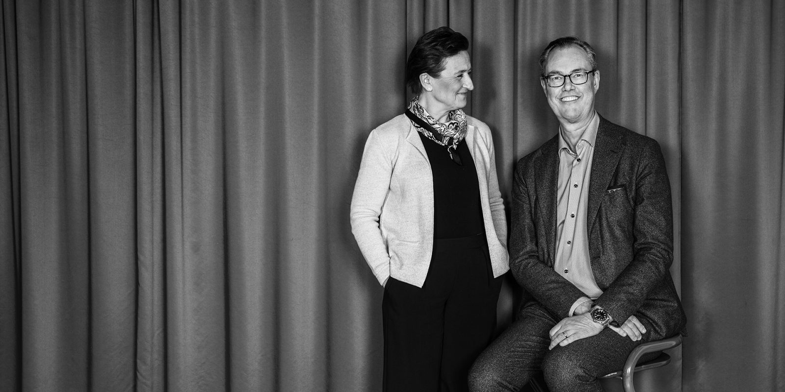 Monica Lingegård och Per Strömberg, VD för ICA